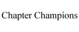 CHAPTER CHAMPIONS
