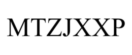 MTZJXXP