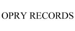 OPRY RECORDS