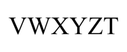 VWXYZT