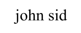 JOHN SID