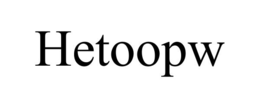 HETOOPW
