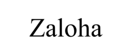 ZALOHA