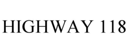 HIGHWAY 118