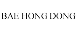 BAE HONG DONG