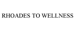 RHOADES TO WELLNESS