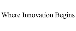 WHERE INNOVATION BEGINS