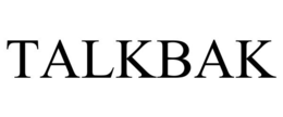 TALKBAK
