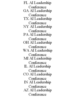 FL AI LEADERSHIP CONFERENCE GA AI LEADERSHIP CONFERENCE TX AI LEADERSHIP CONFERENCE NY AI LEADERSHIP CONFERENCE PA AI LEADERSHIP CONFERENCE OH AI LEADERSHIP CONFERENCE WA AI LEADERSHIP CONFERENCE MI AI LEADERSHIP CONFERENCE IL AI LEADERSHIP CONFERENCE CO AI LEADERSHIP CONFERENCE IN AI LEADERSHIP CONFERENCE AZ AI LEADERSHIP CONFERENCE