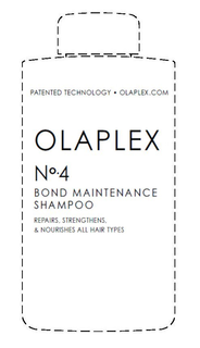 OLAPLEX NO.4 PATENTED TECHNOLOGY • OPAPLEX.COM BOND MAINTENANCE SHAMPOO REPAIRS. STRENGTHENS. & NOURISHES ALL HAIR TYPES
