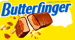 BUTTERFINGER CRISPETY, CRUNCHETY, PEANUT BUTTERY