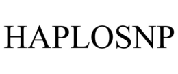 HAPLOSNP