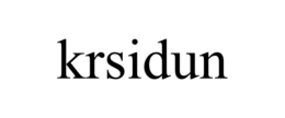 KRSIDUN