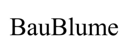 BAUBLUME