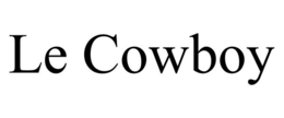 LE COWBOY