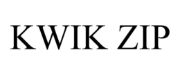 KWIK ZIP