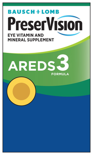 BAUSCH + LOMB PRESERVISION EYE VITAMIN AND MINERAL SUPPLEMENT AREDS3 FORMULA