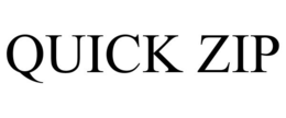 QUICK ZIP