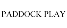 PADDOCK PLAY