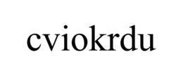 CVIOKRDU