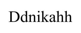 DDNIKAHH