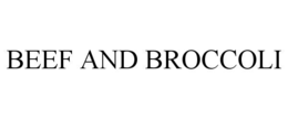 BEEF AND BROCCOLI