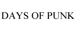 DAYS OF PUNK