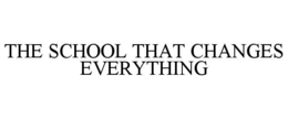 THE SCHOOL THAT CHANGES EVERYTHING