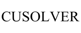 CUSOLVER