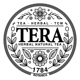 TEA · HERBAL · TCM TERA HERBAL NATURAL TEA 1784 BOTANICA
