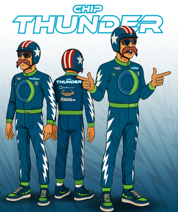CHIP THUNDER CHIP THUNDER RACIN' LEGEND CO-MO CONNECT CHIP THUNDER CO-MO CONNECT PRO WRESTLIN' CHAMPION MEE-MAWS'S FAVORITE CHIP THUNDER RACIN' LEGEND CO-MO CONNECT