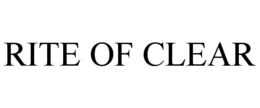RITE OF CLEAR