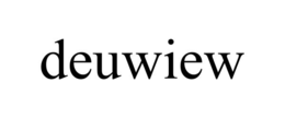 DEUWIEW