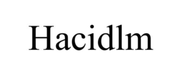 HACIDLM