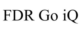FDR GO IQ