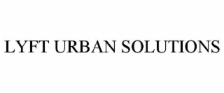 LYFT URBAN SOLUTIONS