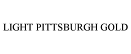 LIGHT PITTSBURGH GOLD