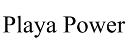 PLAYA POWER