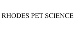 RHODES PET SCIENCE
