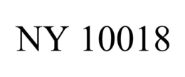 NY 10018