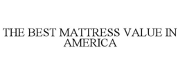 THE BEST MATTRESS VALUE IN AMERICA