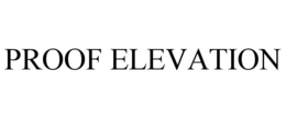 PROOF ELEVATION