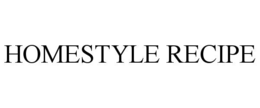 HOMESTYLE RECIPE