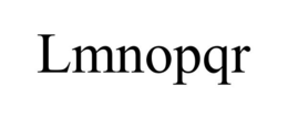 LMNOPQR