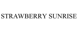 STRAWBERRY SUNRISE