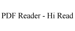 PDF READER - HI READ