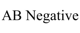 AB NEGATIVE