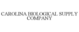 CAROLINA BIOLOGICAL SUPPLY COMPANY