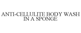 ANTI-CELLULITE BODY WASH IN A SPONGE