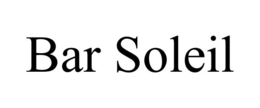 BAR SOLEIL